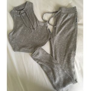 NWOT Gymshark Slounge Leggings & Crop Top
